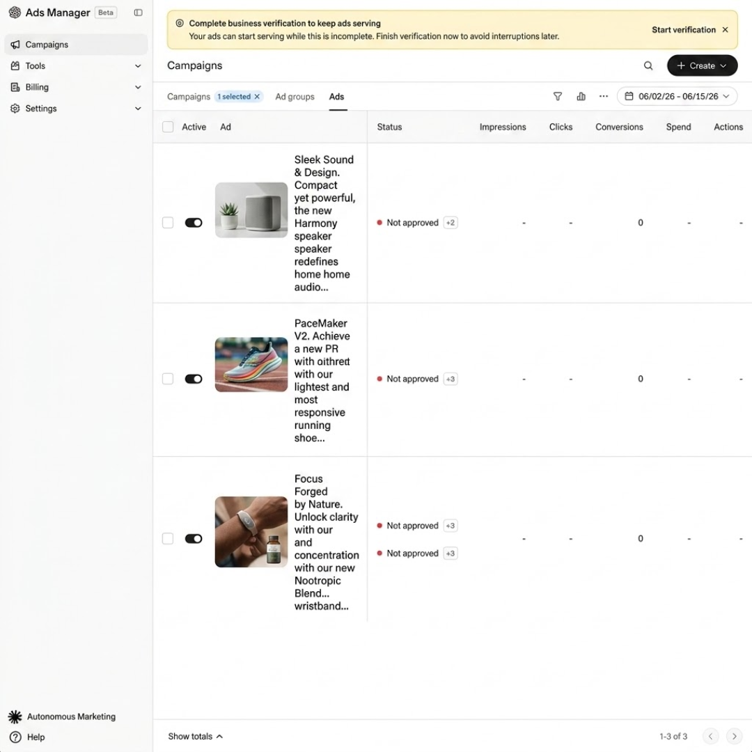 How to Run Ads on Chatgpt: Setting Up Ads Manger