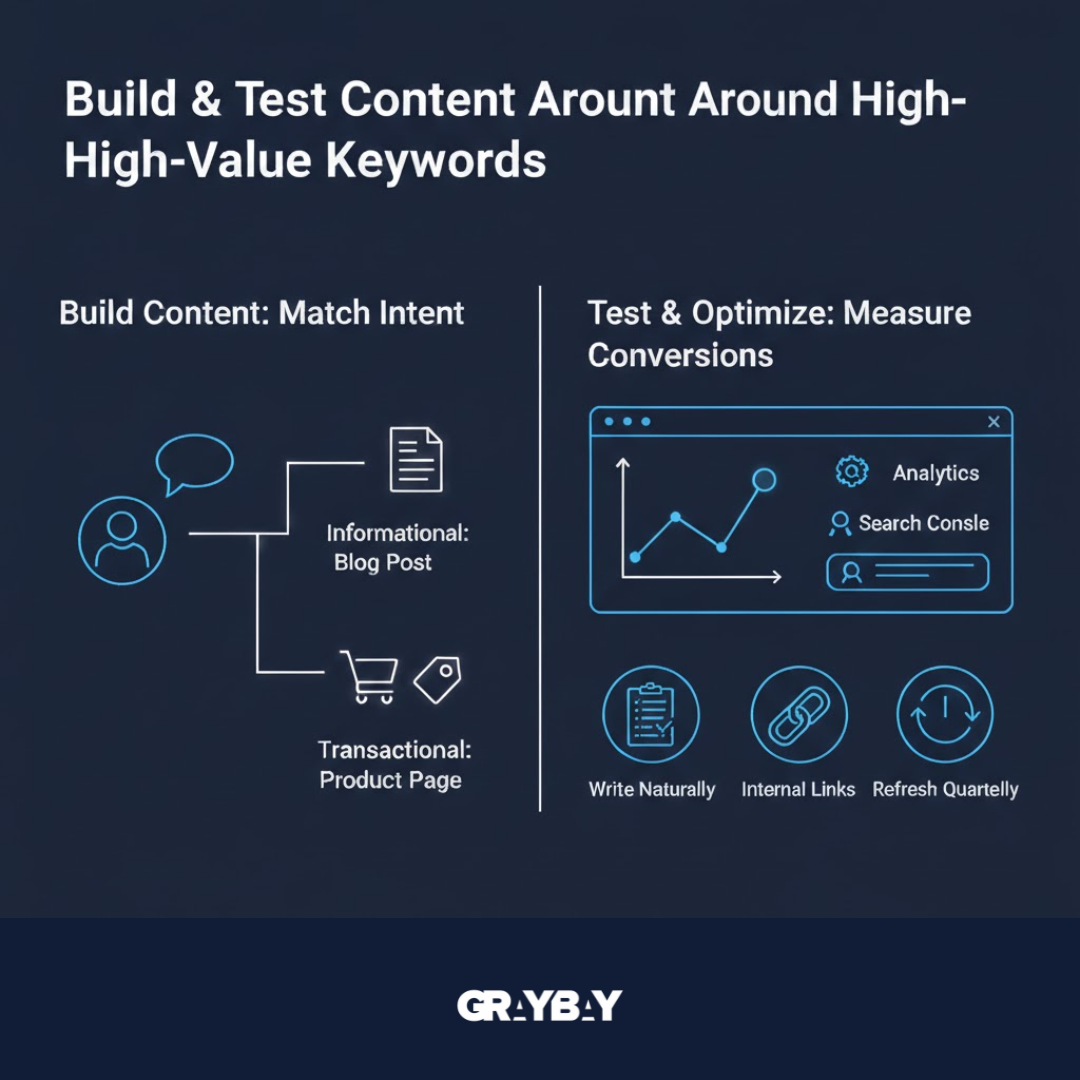 Build & Test Content Around High-Value Keywords