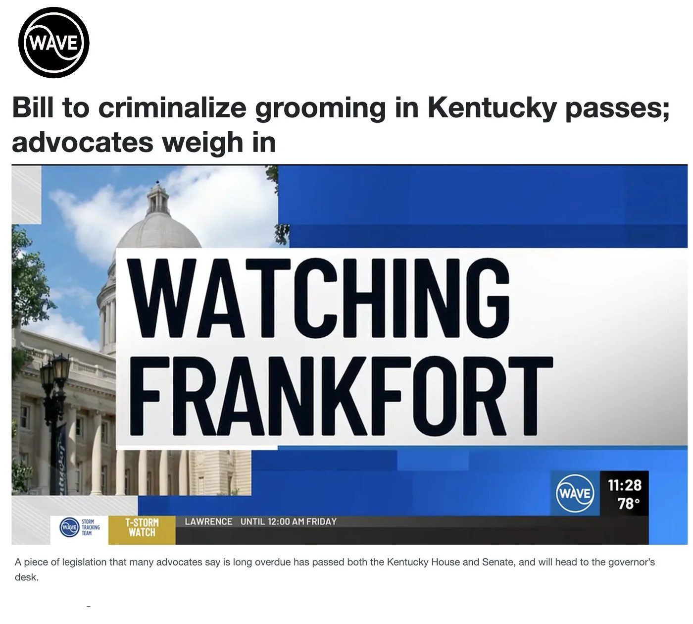 Another organization that has been advocating for H.B 4 is Institutional Complicity Kentucky, or ICKY.

The group formed as a response to former Shelby County Schools students coming forward with stories of sexual abuse and grooming from staff member