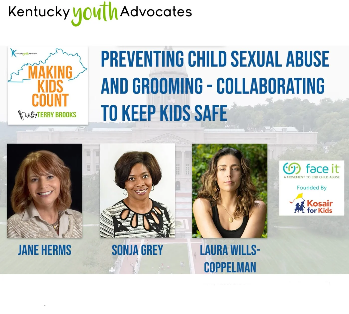Guest host Shannon Moody is joined by Jane Herms, president and CEO of Family Nurturing Center in NKY; Sonja Grey, executive director of ECHO; and Laura Wills-Coppelman, co-founder of ICKY Schools. This panel of advocates discuss several bills being 