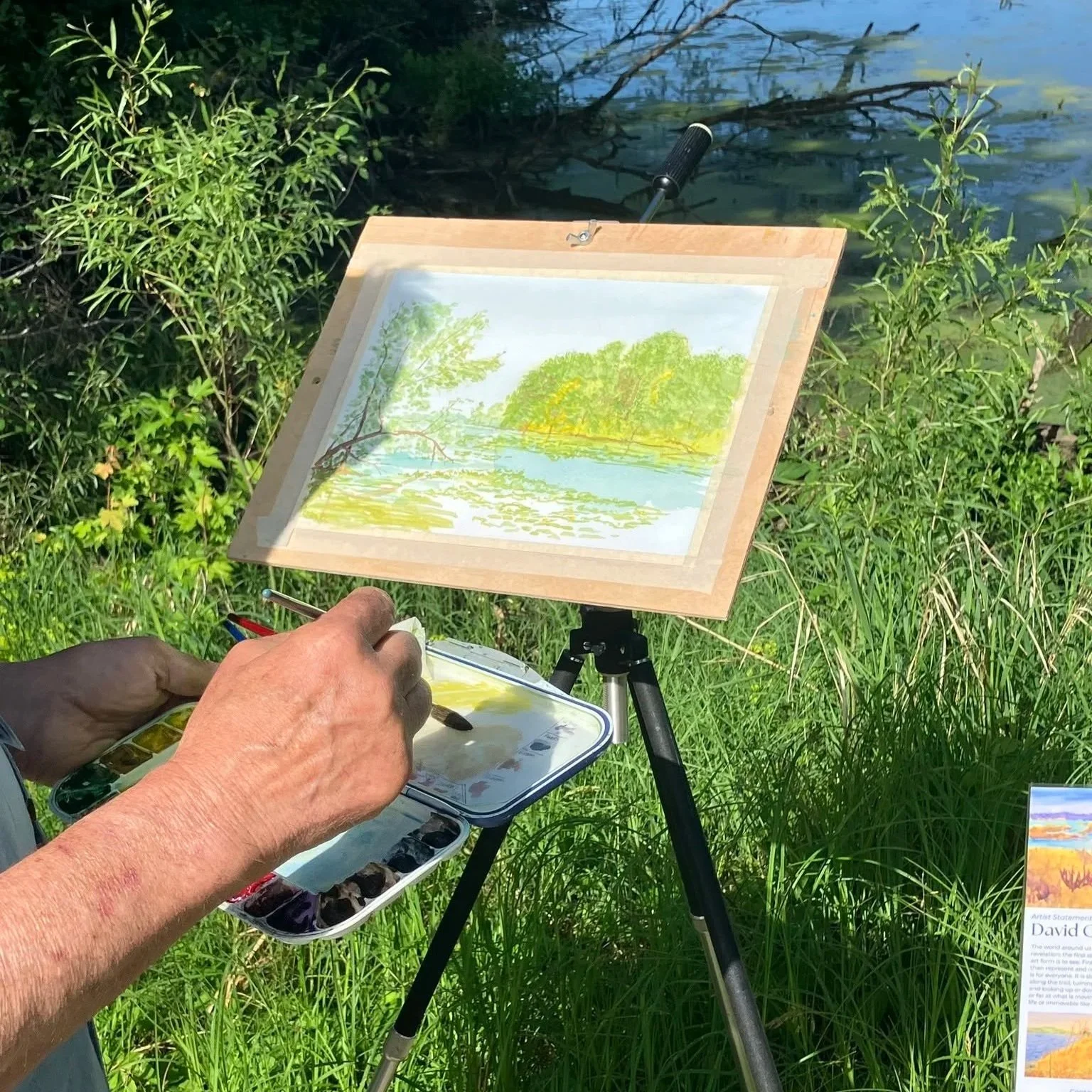 Artist Along the Trail returns to the Trempealeau National Wildlife Refuge