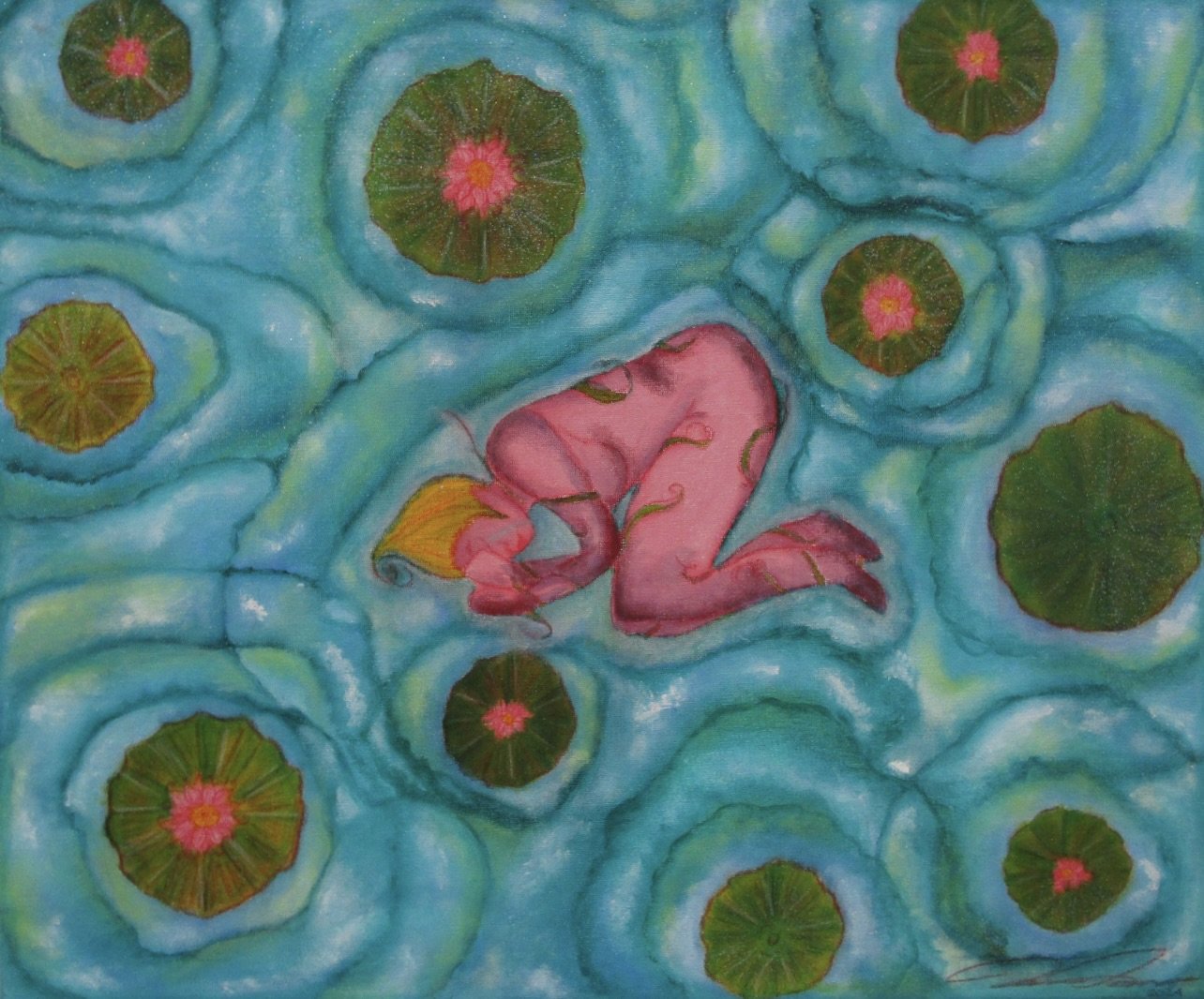 IV. The Tormented Woman
Oil on Canvas

She doesn't know how to handle pain. For the first time, she doesn't feel happy. She shivers in pain and ignorance of what she's facing. (2024)

