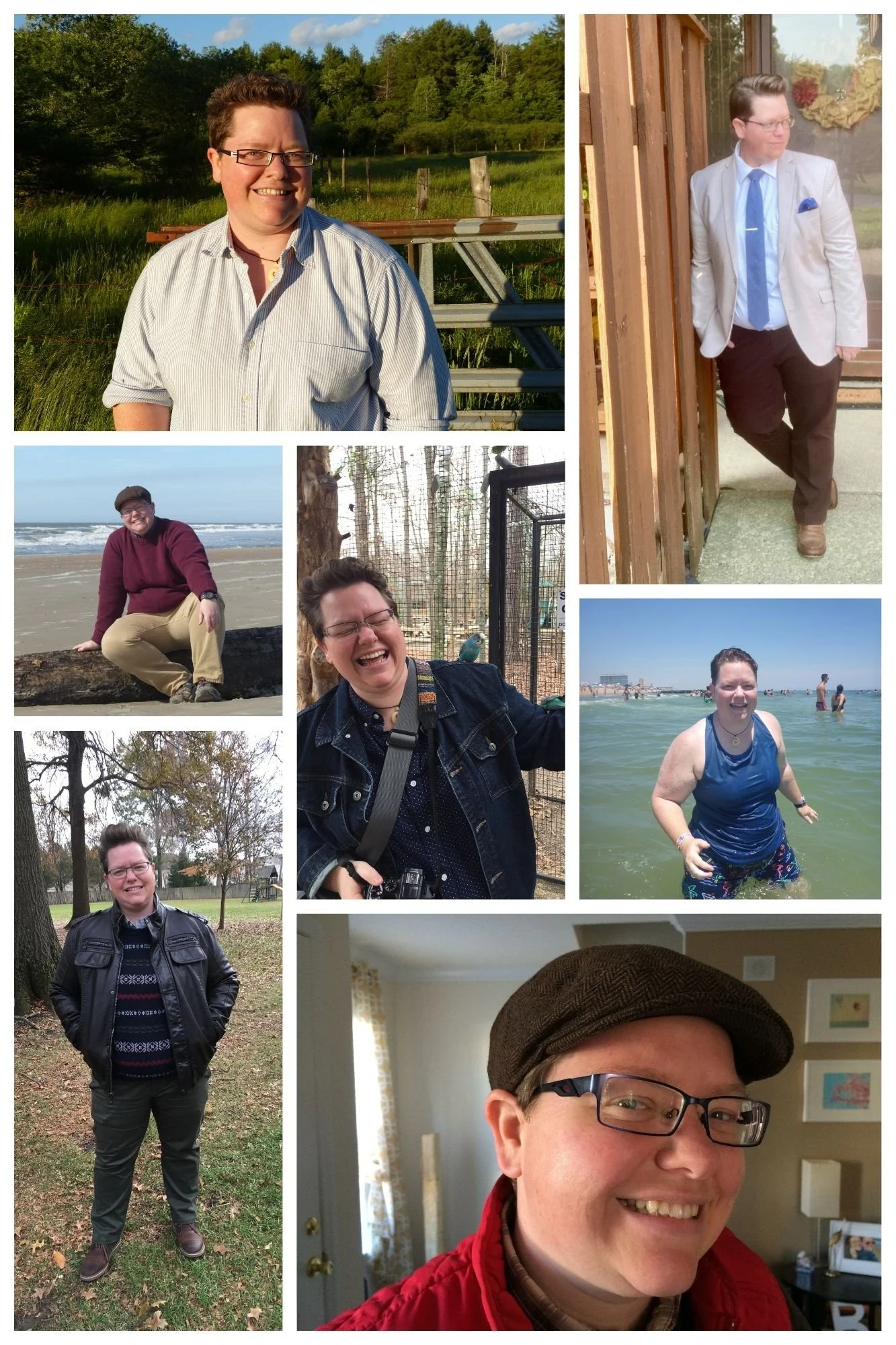 Collage of butch lesbian