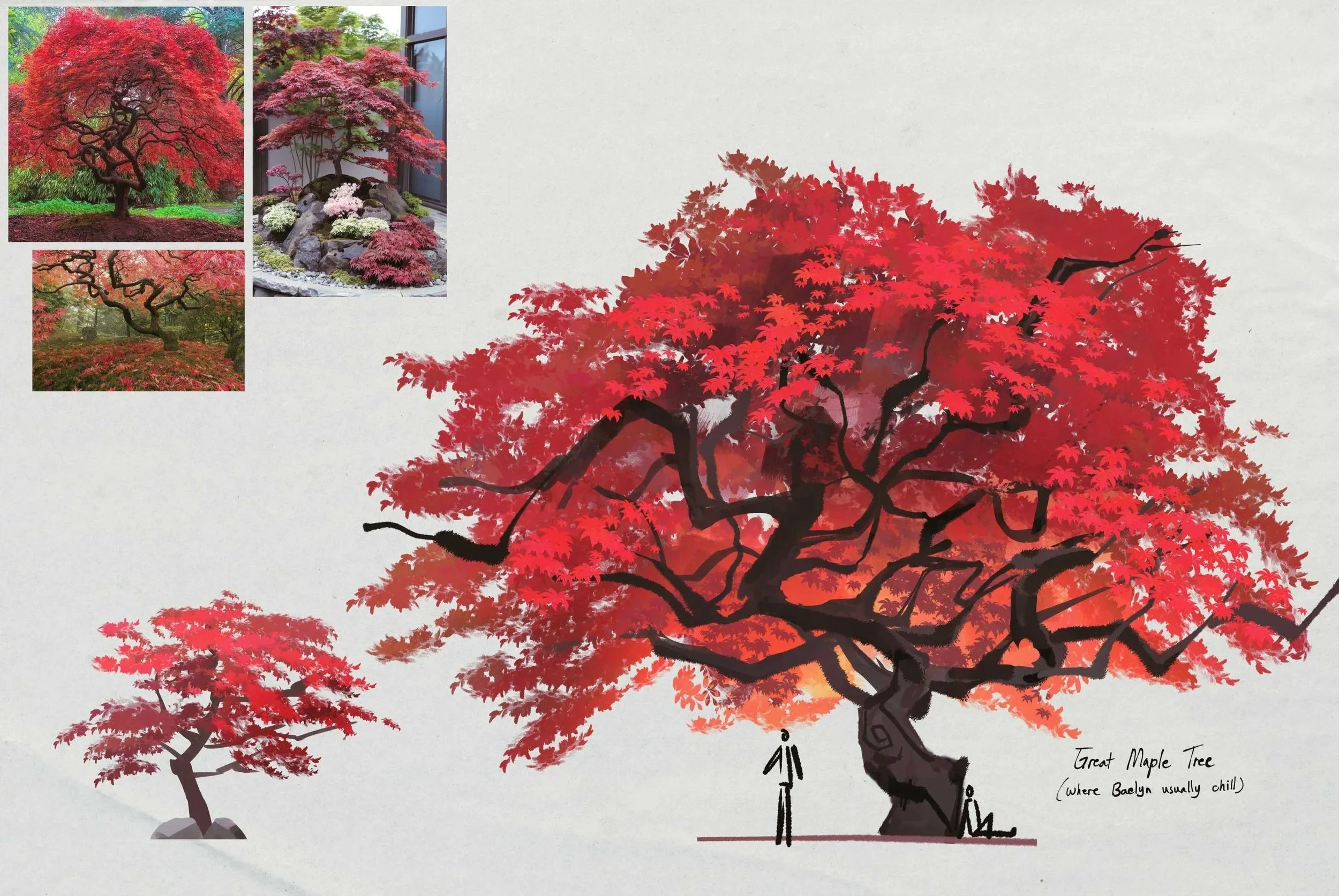The Aerie - Japanese Maple Tree. Credit @velvianee