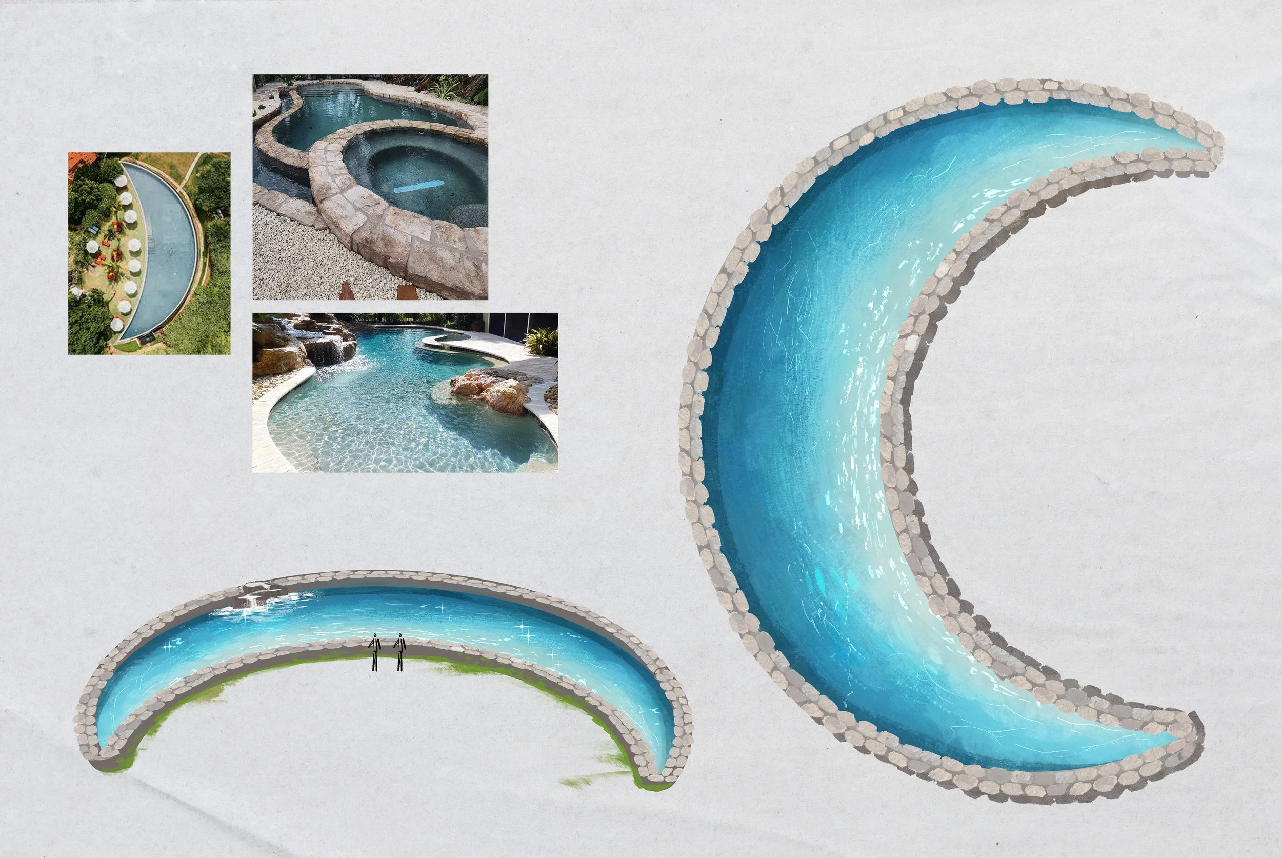The Aerie - Crescent Pool. Credit @velvianee