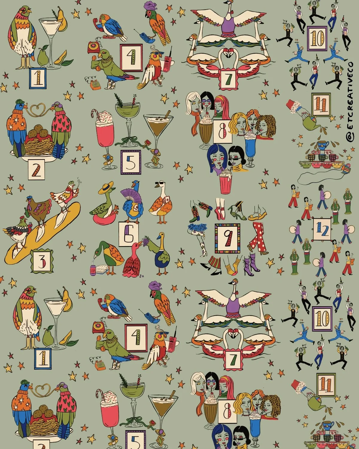 and that&rsquo;s a wrap(ping paper?) on this year&rsquo;s holiday illustrations&hellip; see you in 2026!