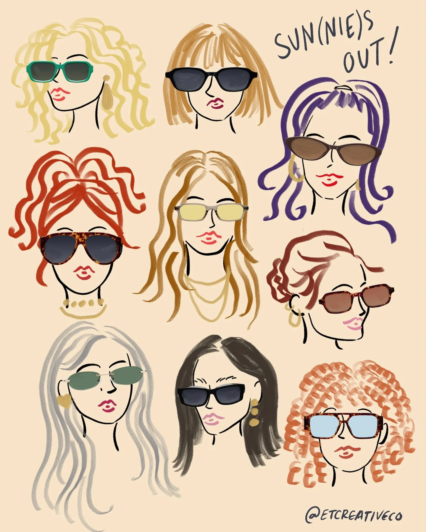 how it feels to finally see 75 degrees and sun on the radar&hellip;

immediately placed my sunnies order from @meller 🕶️💗