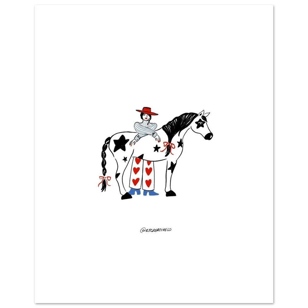 "Year of the Horse" 8x10 Fine Art Poster