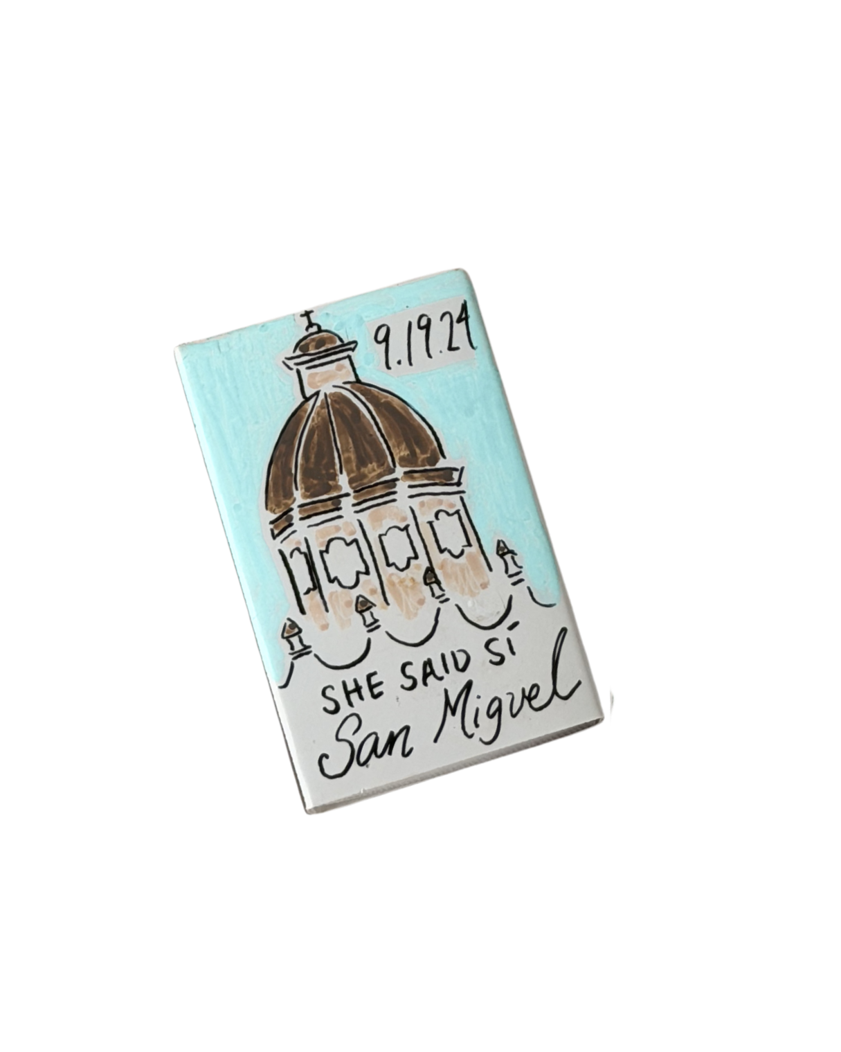 Single Custom Illustrated Matchbox