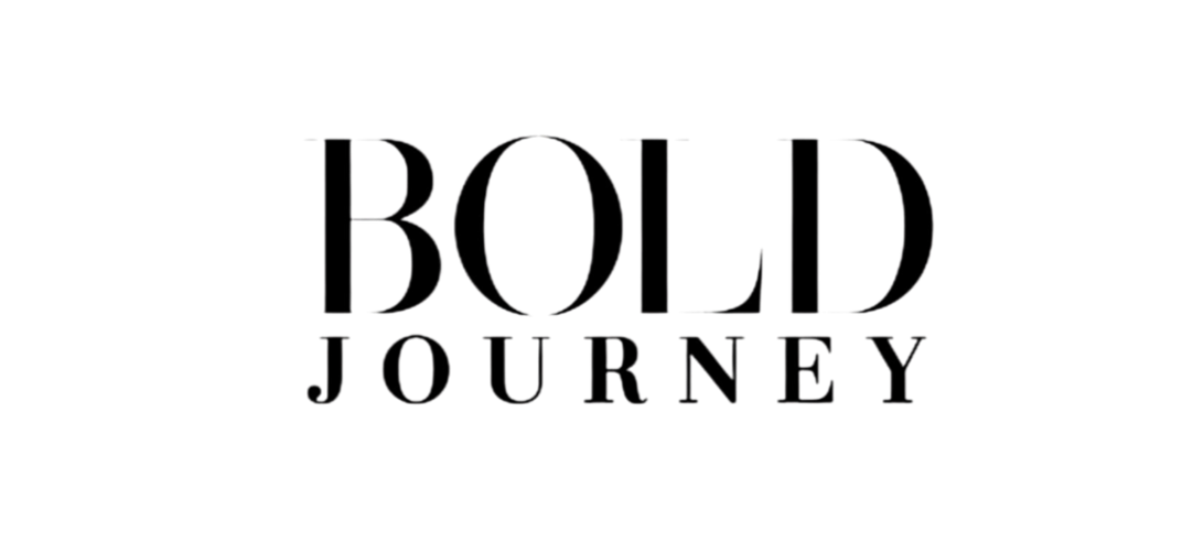 Text reading 'Bold Journey' in a stylish font against a black background.