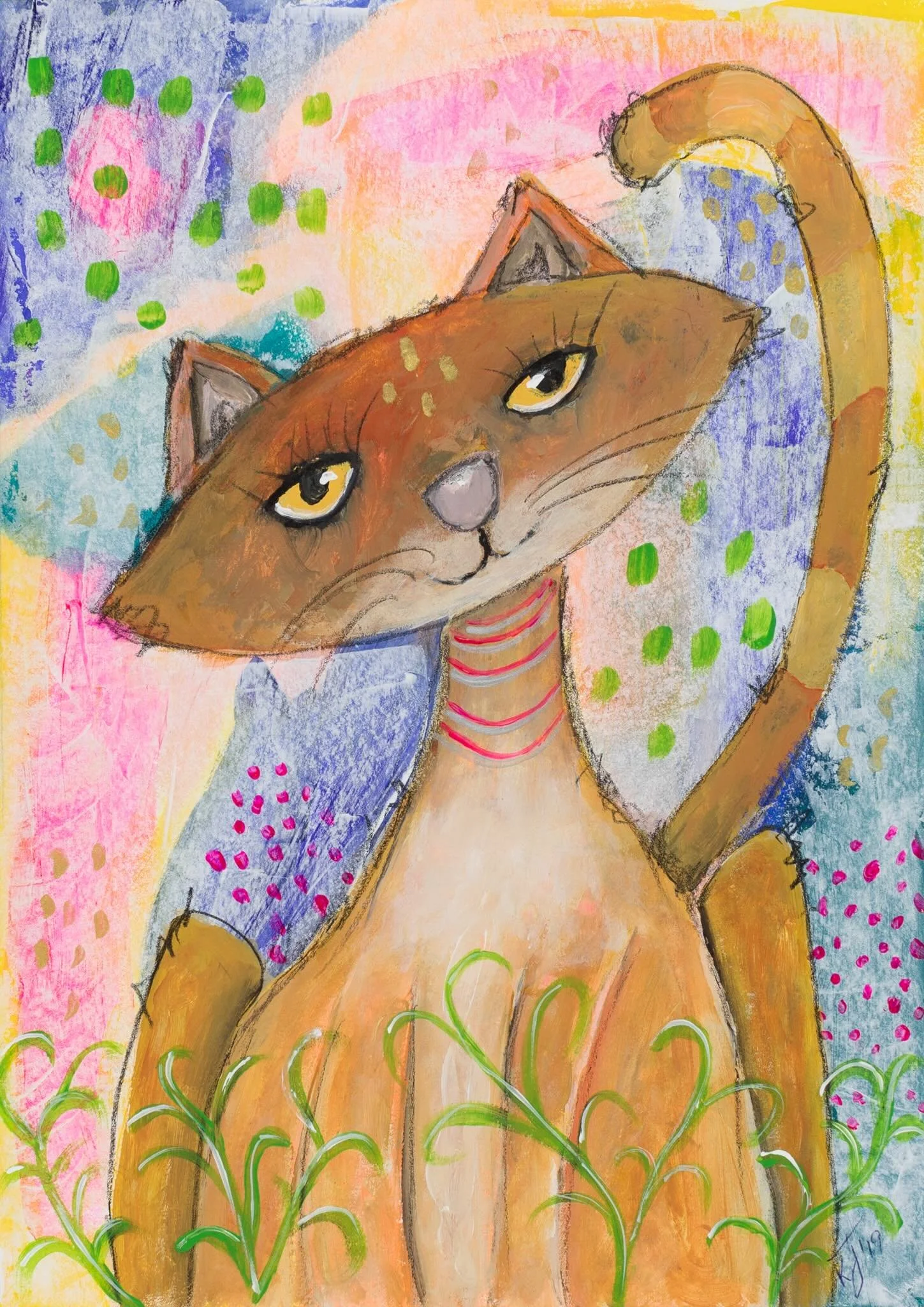 Missy - mixed media