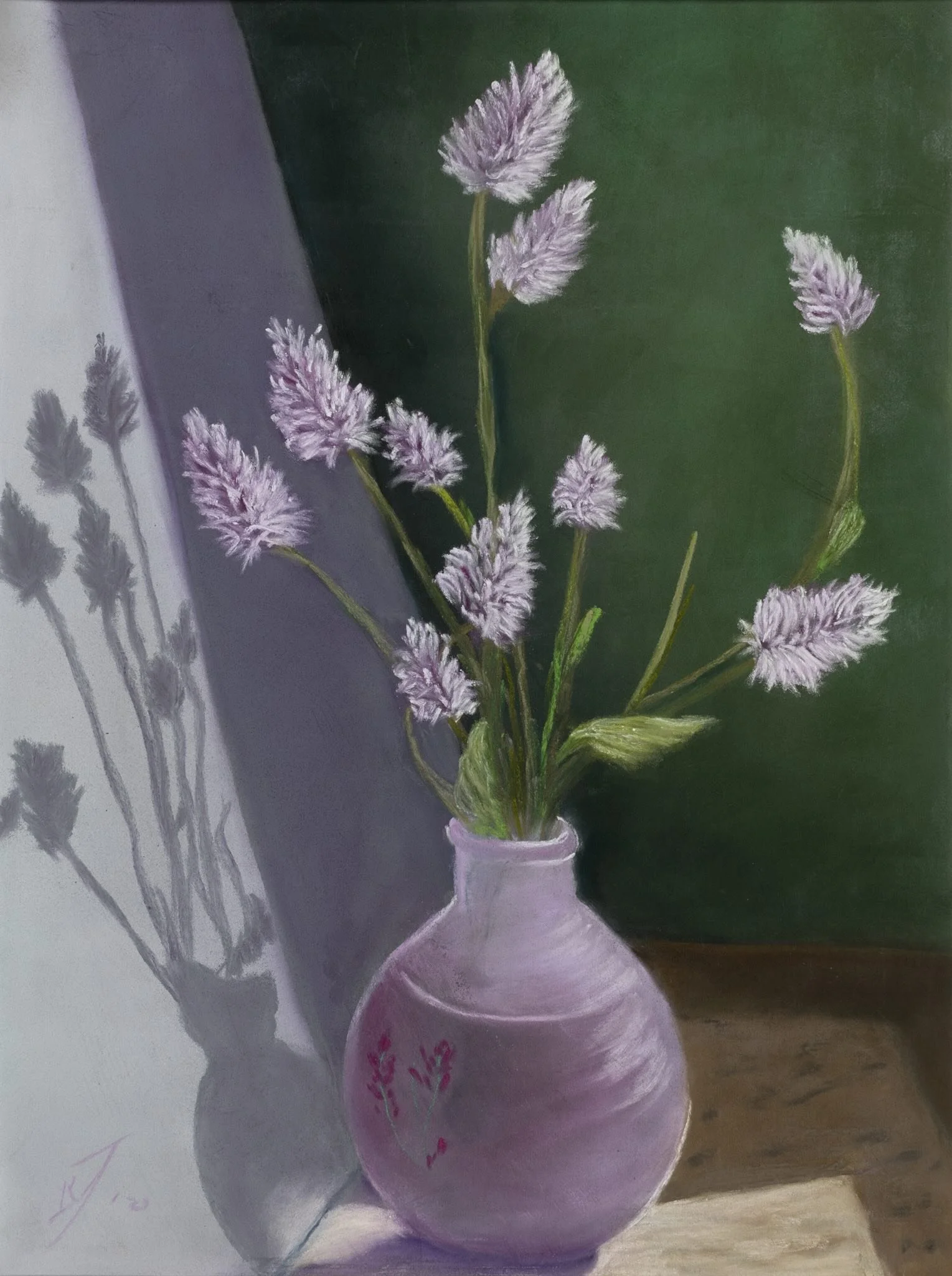 Mulla Mulla - Pastel on paper