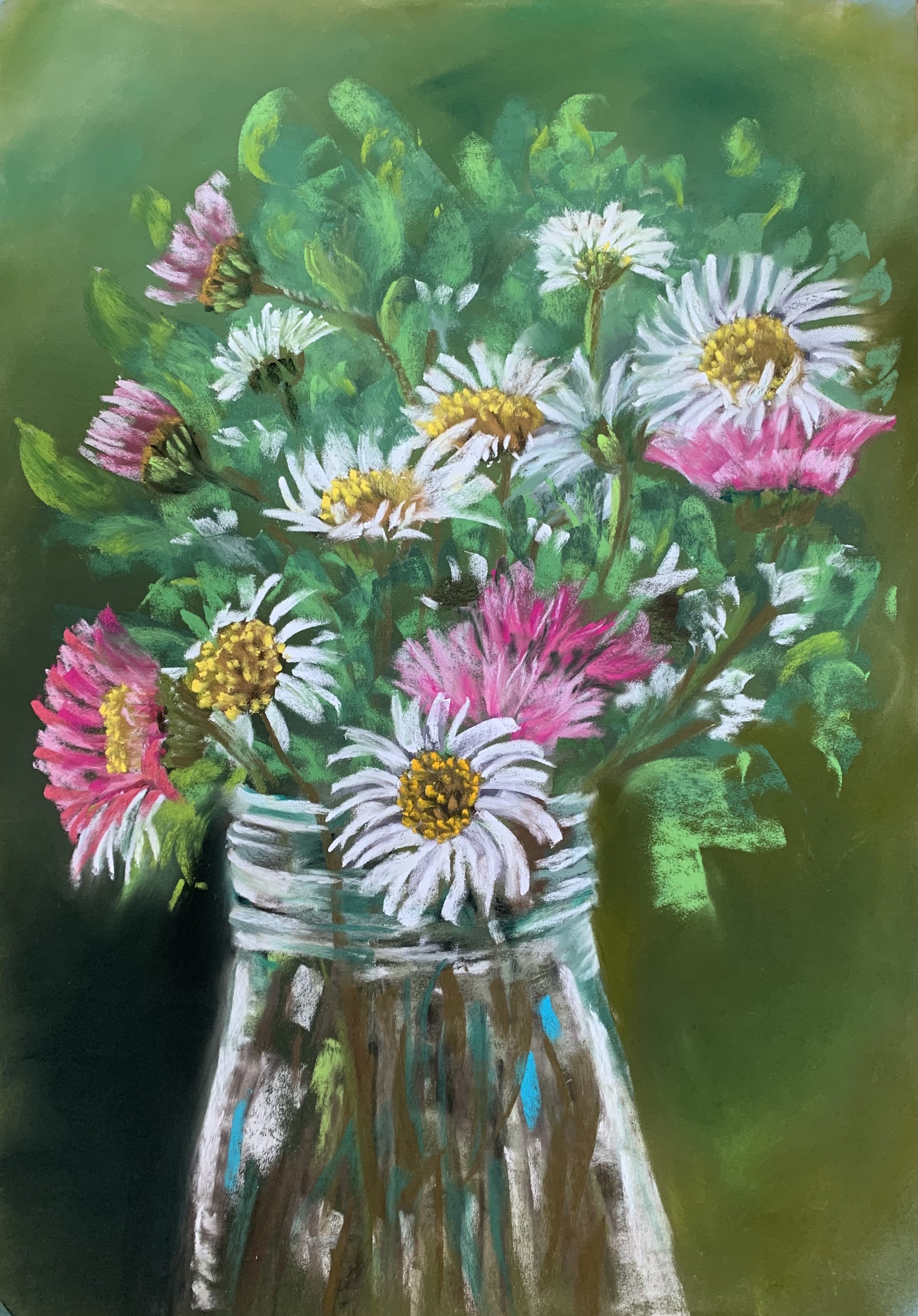 Daisy - Pastel on paper