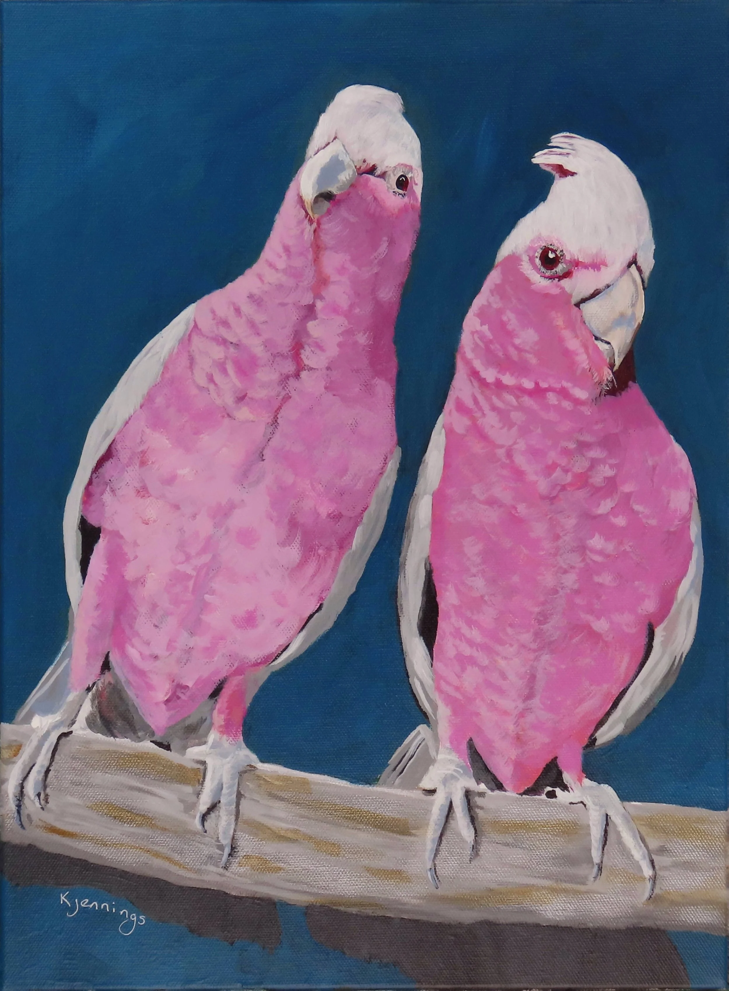 Gossip Girls - acrylic on canvas - Original Sold