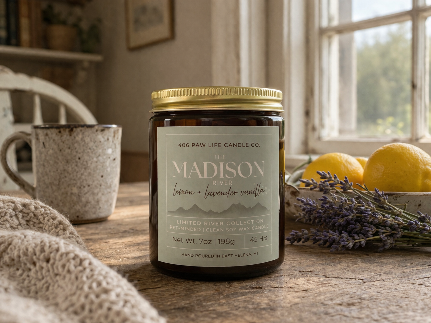 The Madison River (lemon + lavender vanilla) Signature