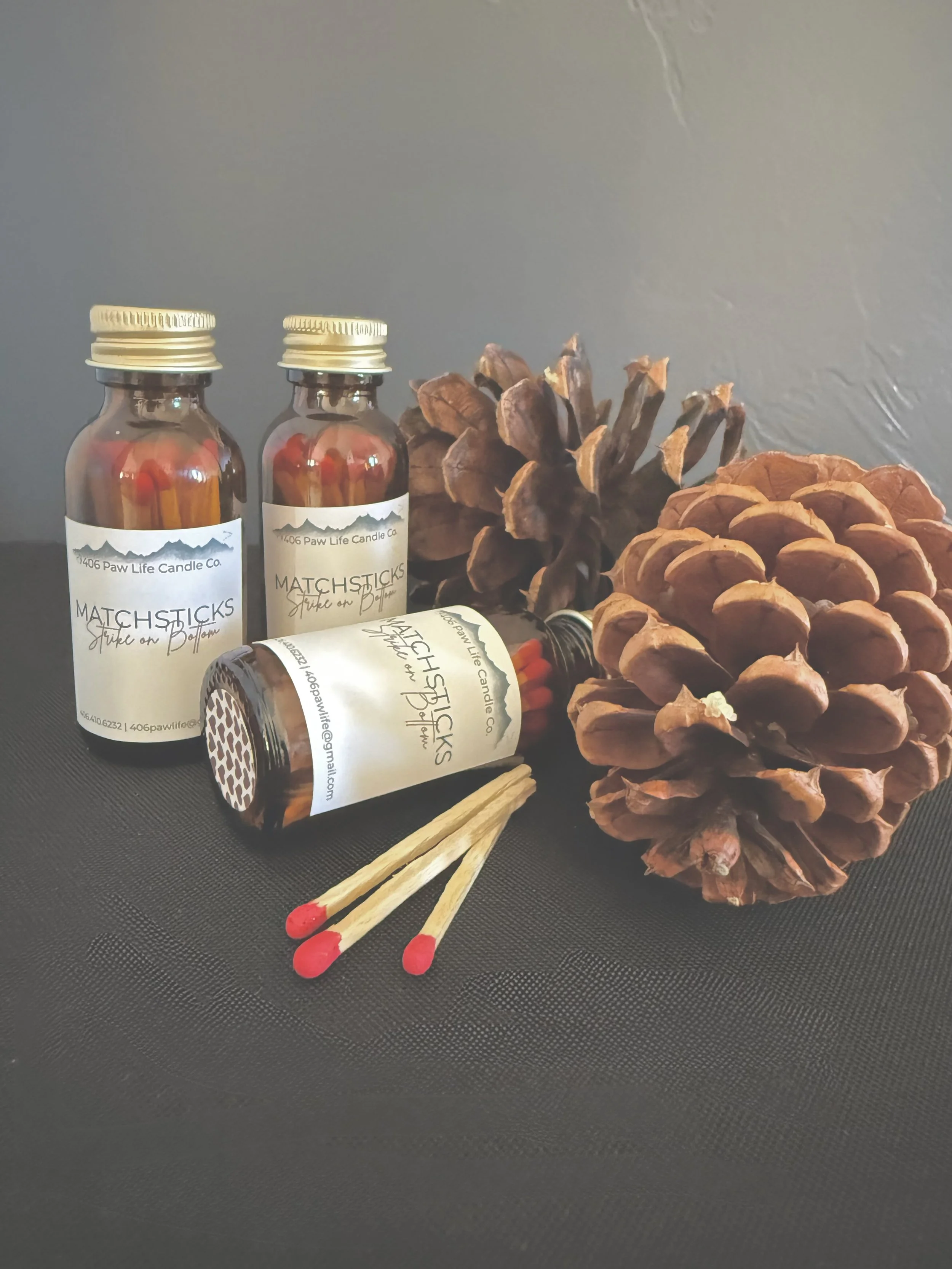 Amber Jar Matchsticks