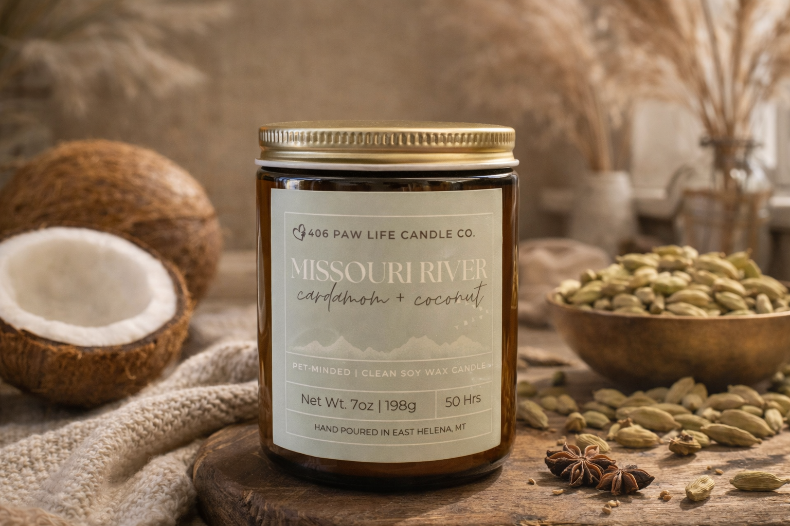 Missouri River (cardamom + coconut) Signature