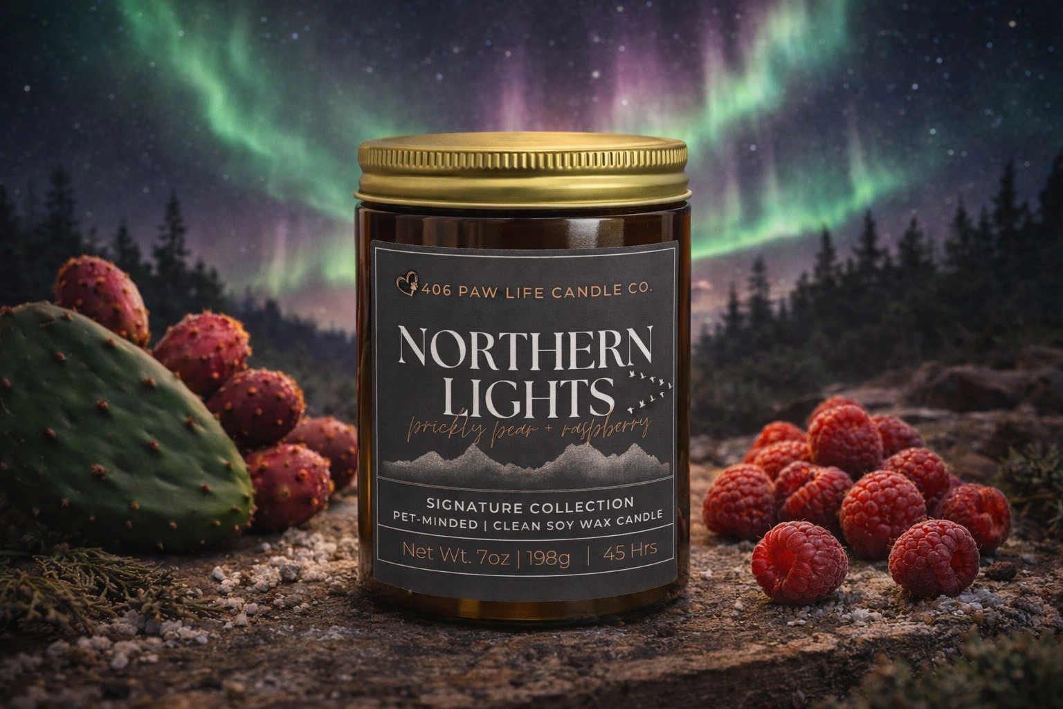 Northern Lights (prickly pear + raspberry) Signature