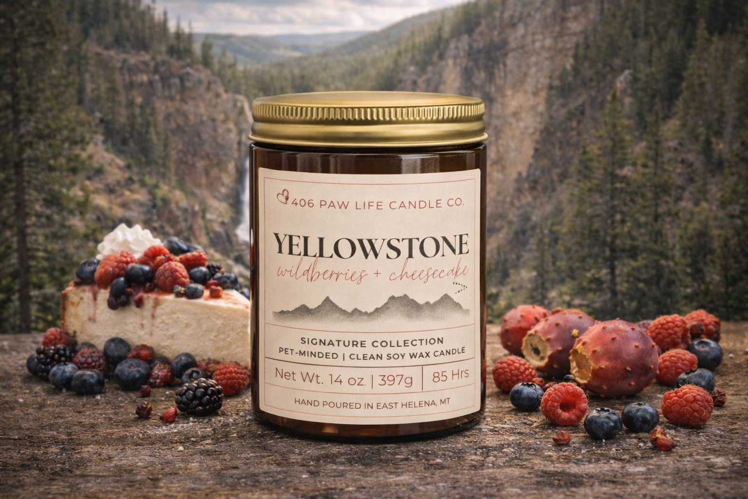 Yellowstone (wildberries + cheesecake)  Signature