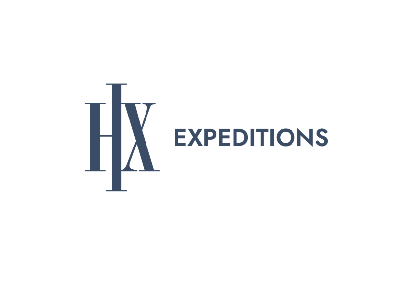 HX Expeditions logo with stylized letters 'HX' and the word 'EXPEDITIONS' to the right.