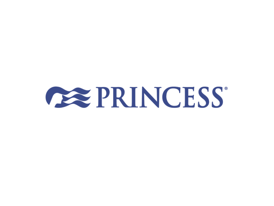 Princess logo with stylized waves and the word 'PRINCESS' in blue text.