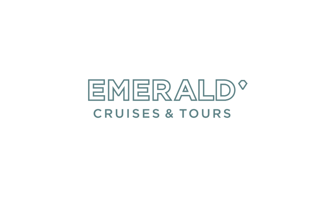 Emerald Cruises & Tours logo on a white background.