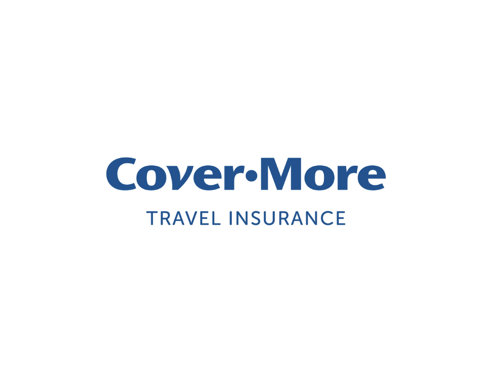 Cover More Travel Insurance logo on a white background.