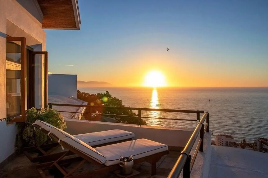 Sunset Ocean View From Villa Mexico