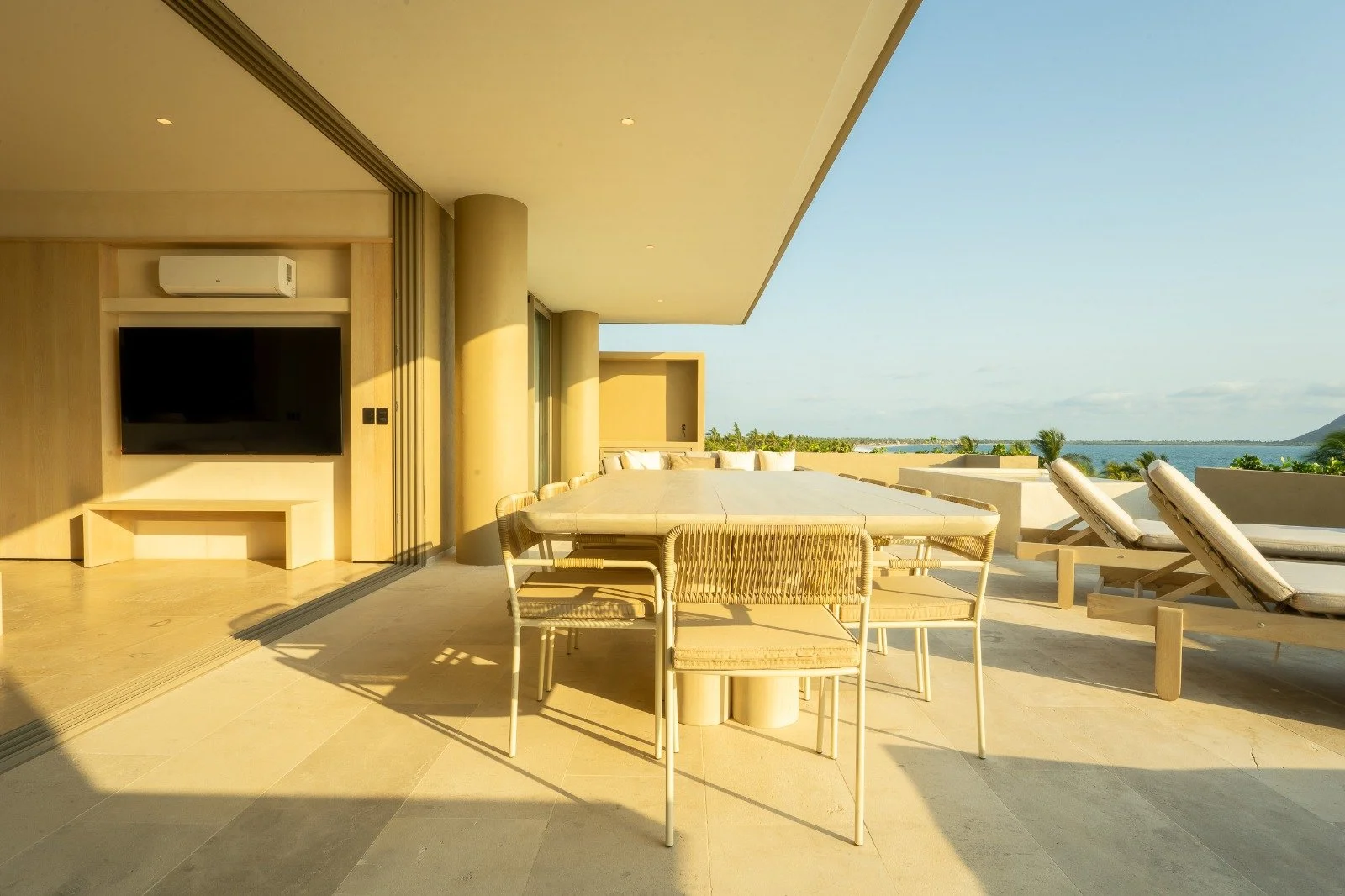 Terrace in Anera in playa blanca