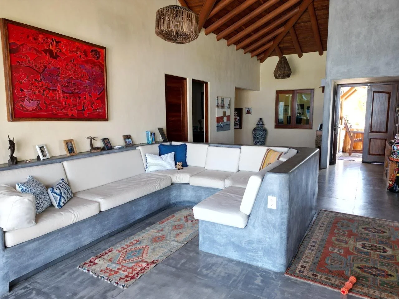 Espacios arquitectónicos de Casa Tula, residencia privada en Troncones.