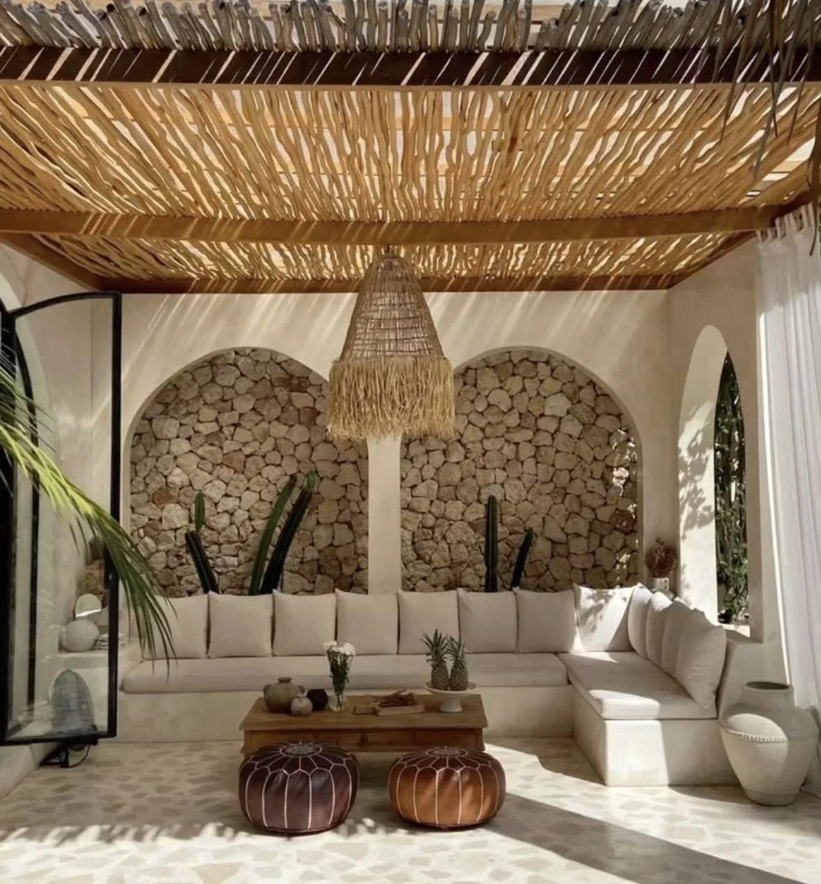 Outdoor living Area Mexico Beach Home