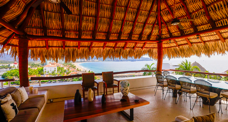 Beautiful view from an oceanview home in Ixtapa.