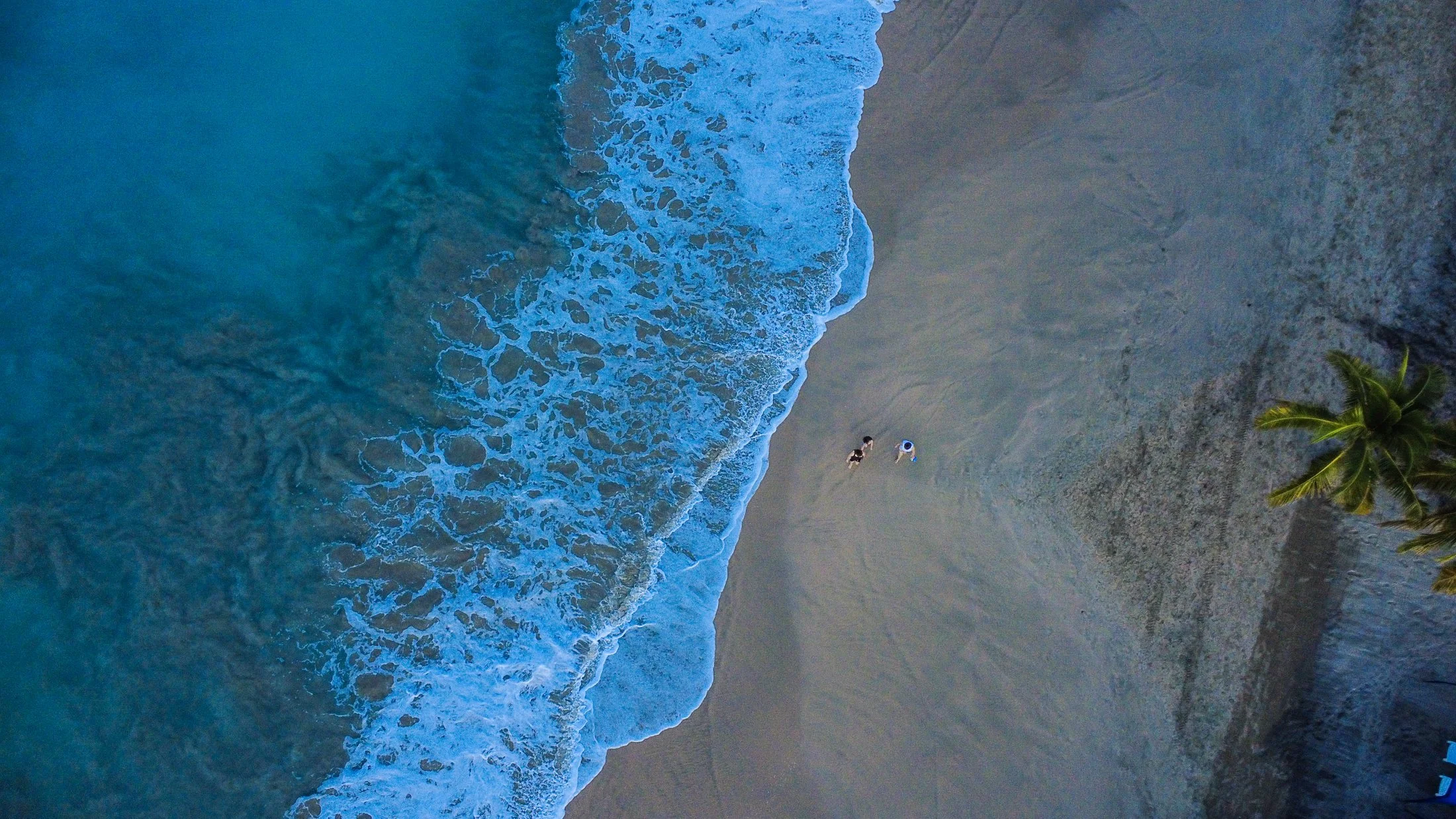Aerial view of Ixtapa beach