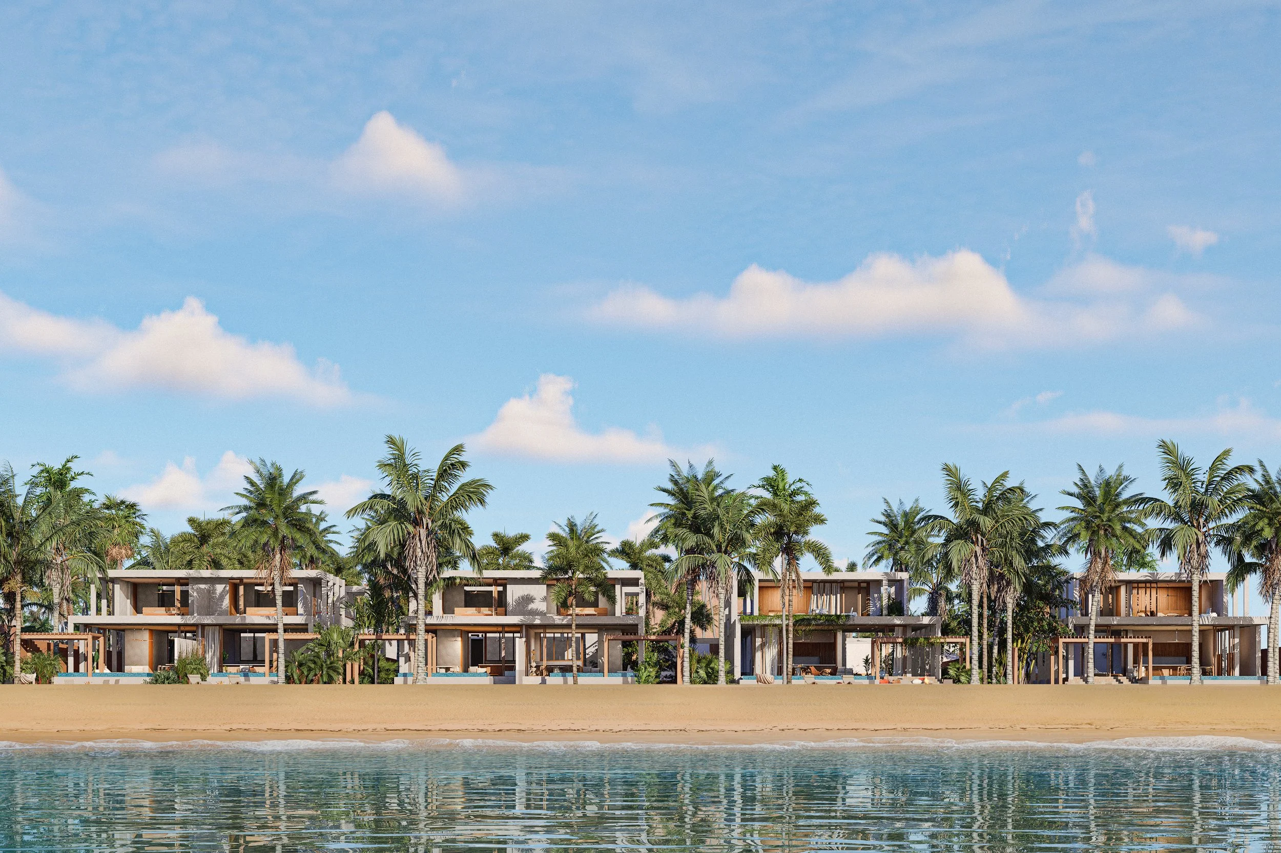 Desarrollo inmobiliario en preventa frente al mar en Zihuatanejo.