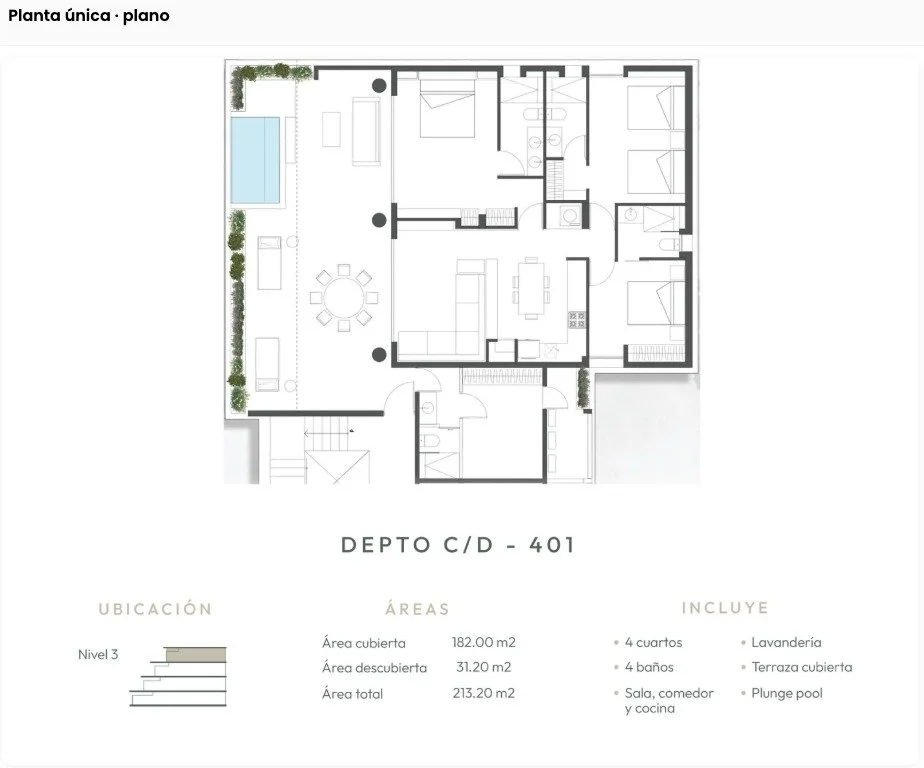 ANERA C401 residence floorplan