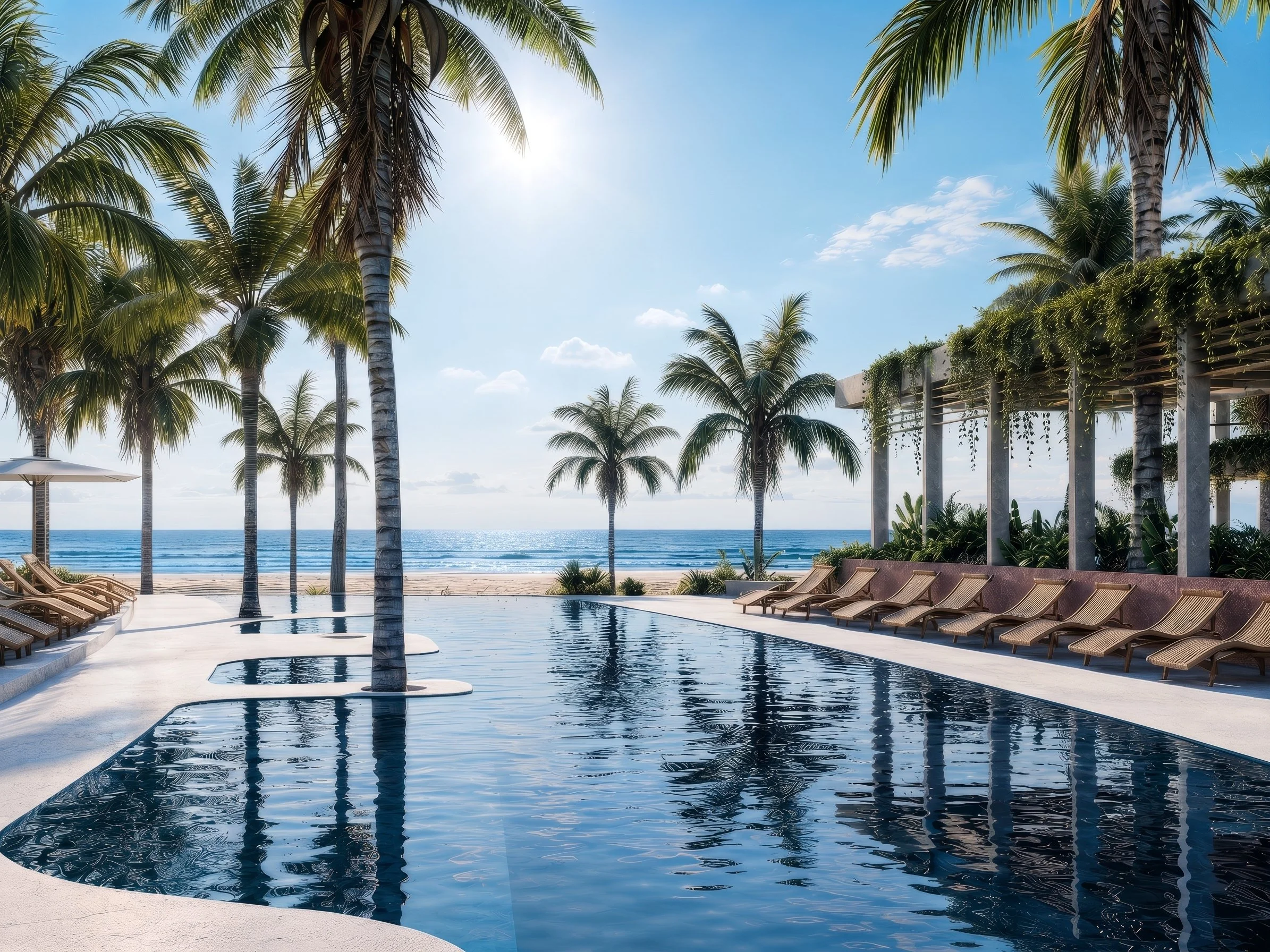 Architectural rendering of the planned Lo Tropical amenity at Costa Paraíso in Zihuatanejo.