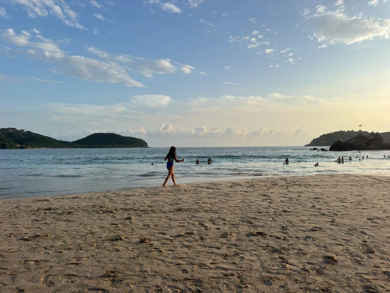 Coastal lifestyle beside the Pacific Ocean in Zihuatanejo.