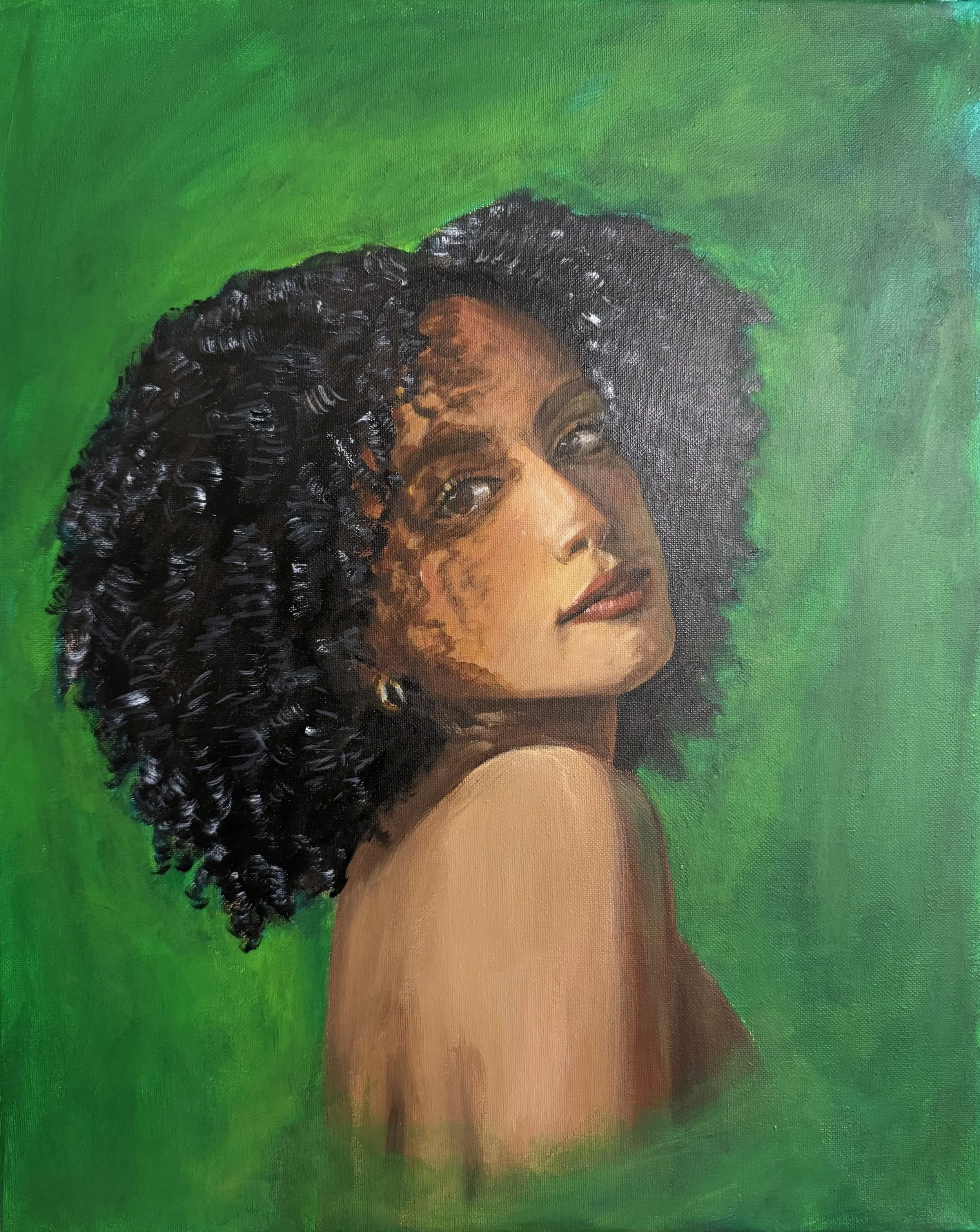 'Rim', 2026, Acrylic on Canvas, 20 x 16 inches
