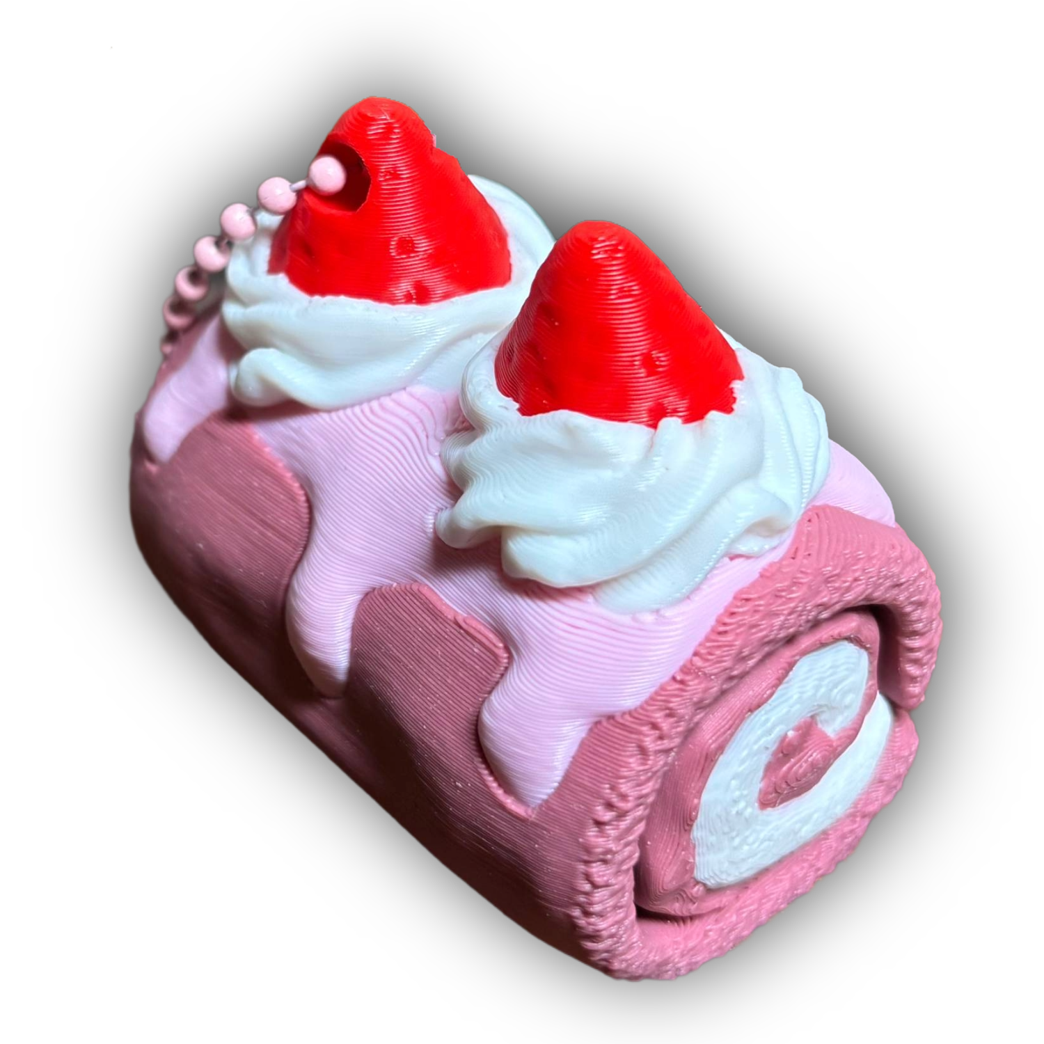 Strawberry Swirl Bar Fidget Clicker