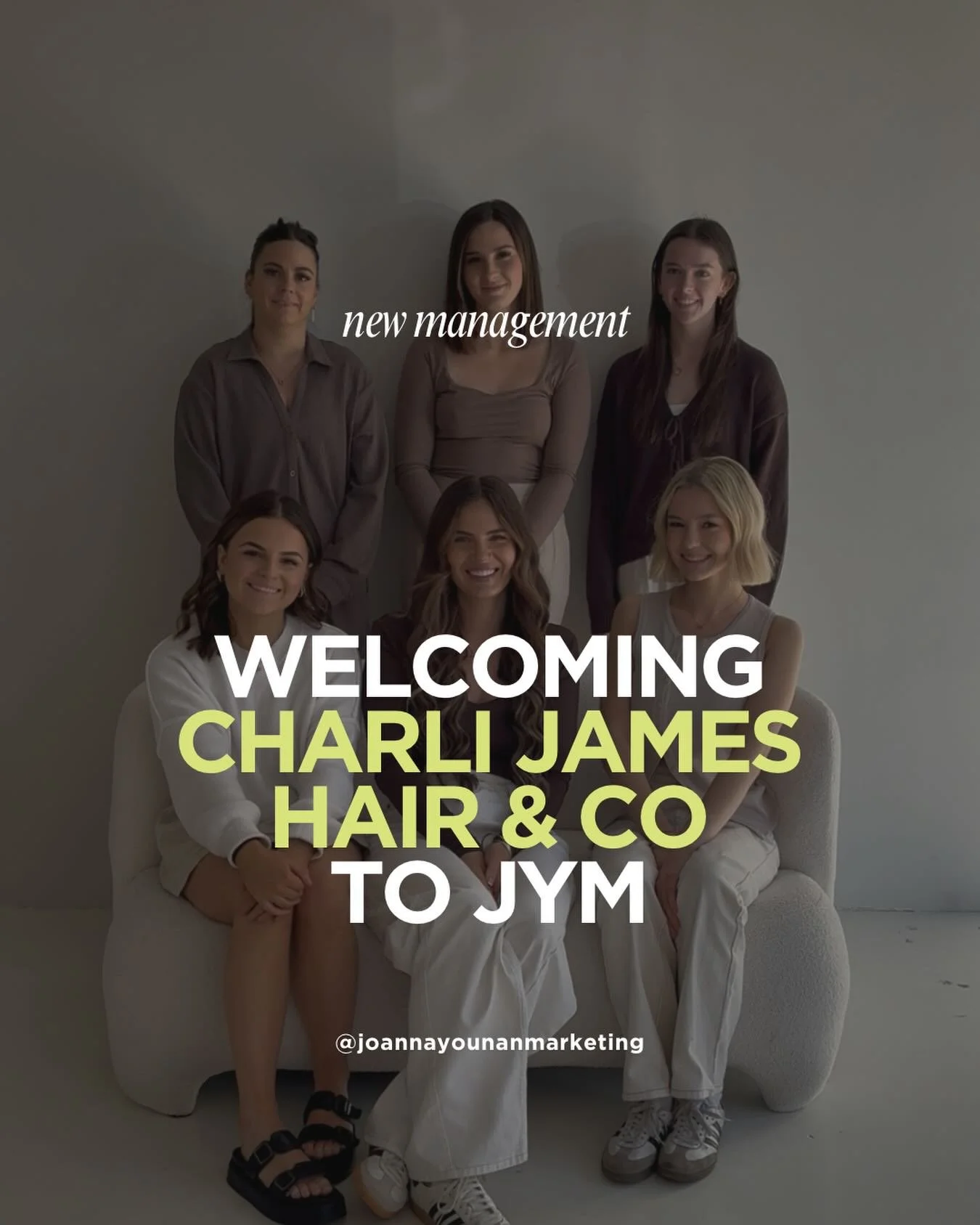 We&rsquo;re sooooo very excited to welcome @charlijameshairco to the JYM family! We&rsquo;ve done some freelance work with Kristelle and her amazing team and this naturally felt like the next step. 🔥 content coming right up!