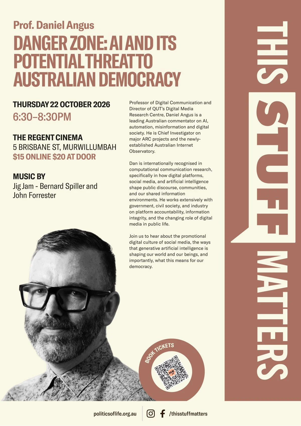 This Stuff Matters                                                  Prof Daniel Angus DANGER ZONE