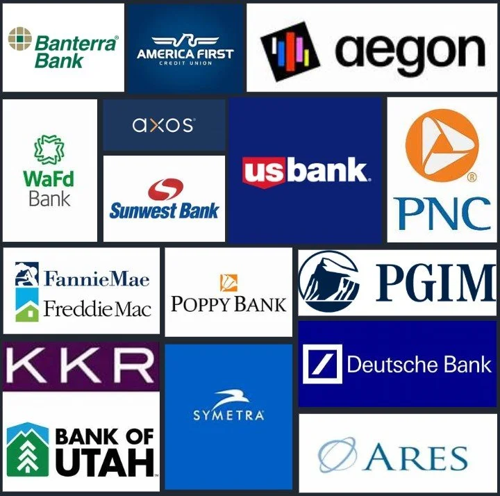 A collage of logos from various banks and financial institutions.