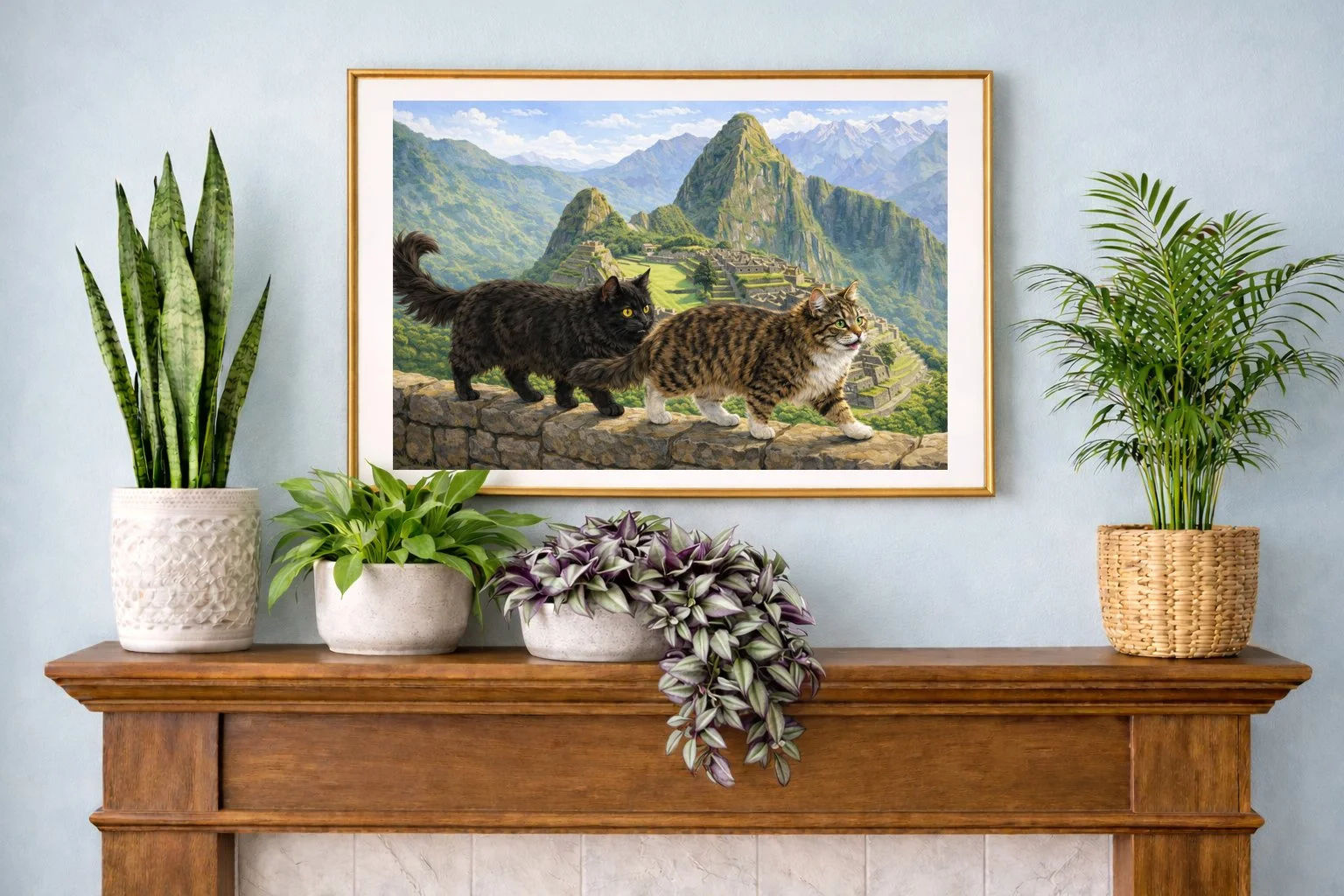 The view of Machu Picchu