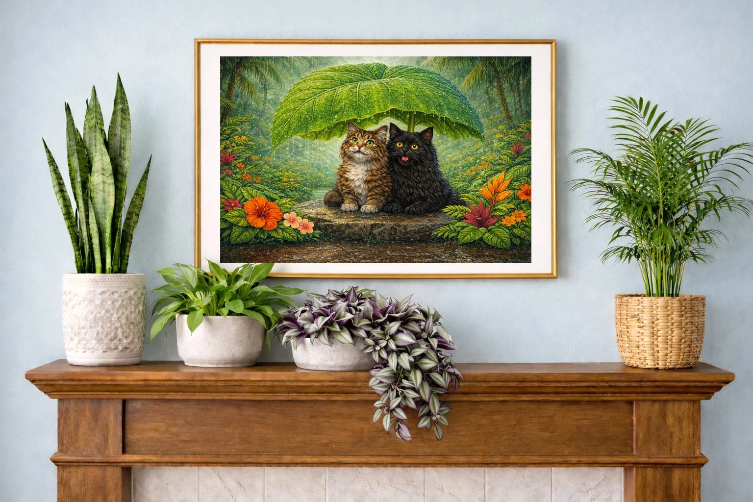 Under the elephant plant