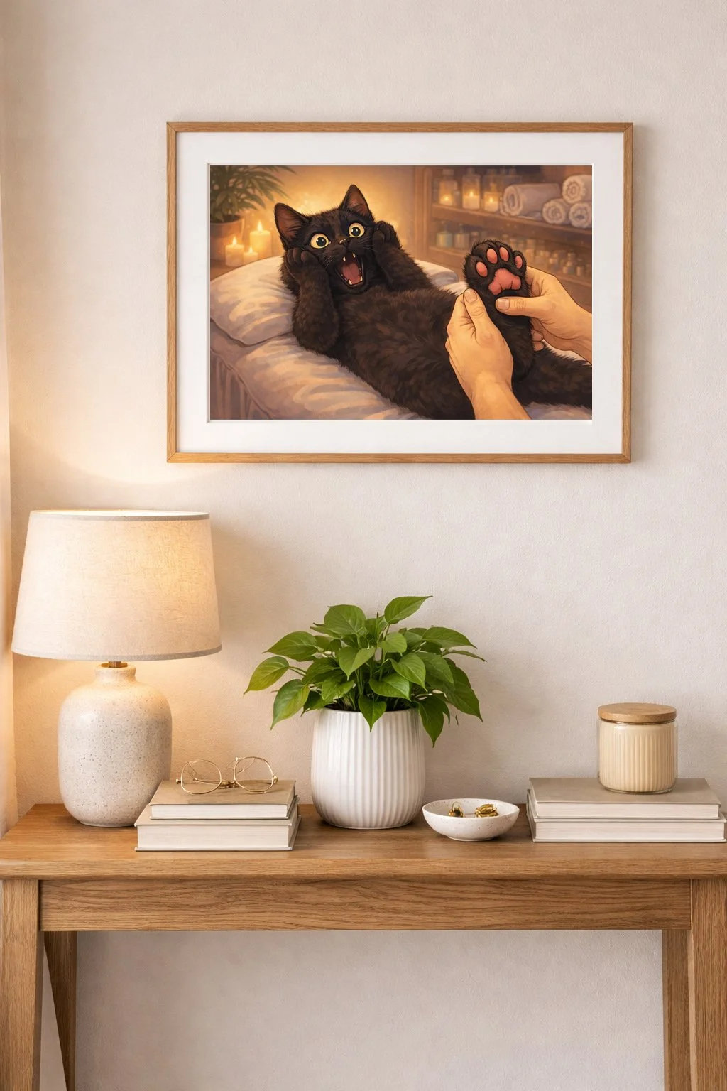 First time foot massage