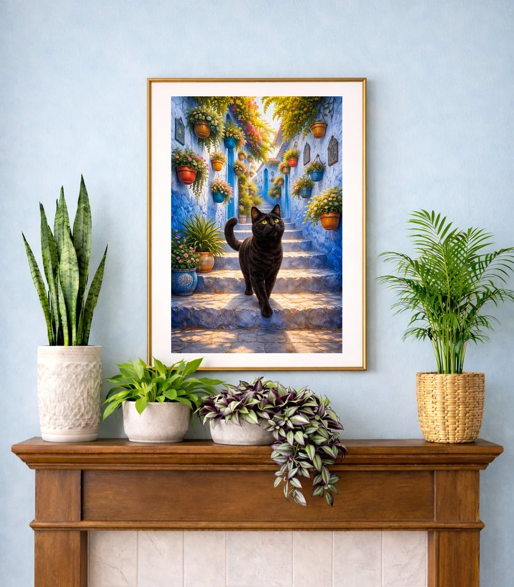 Blue Alleyway in Chefchaouen