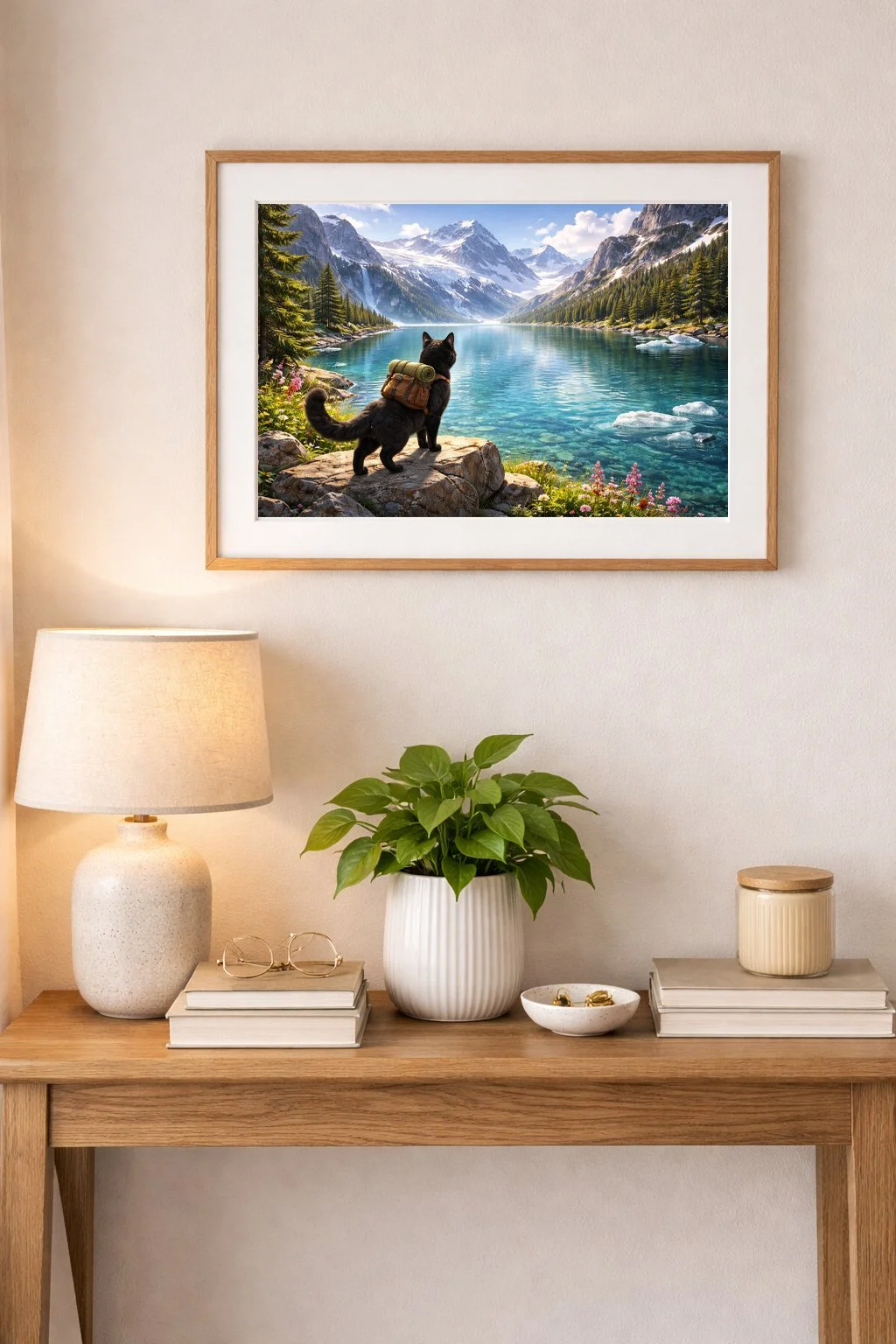 Glacier mountain view