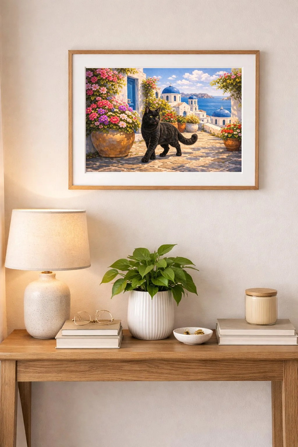 Cat and Paros island