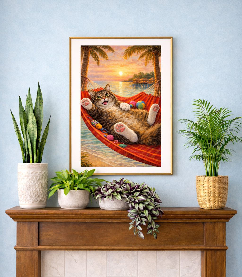 golden hour in a hammock