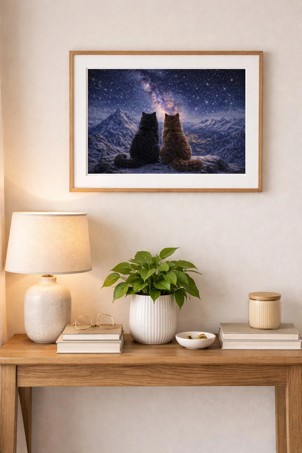 Cats and Milky way galaxy